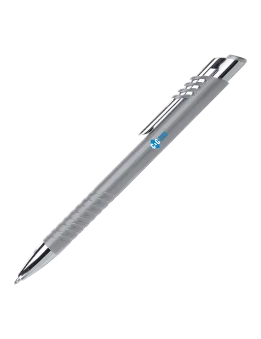 Schirhart Grey Pen - Black Ink w/C & C Cleaning Services Logo