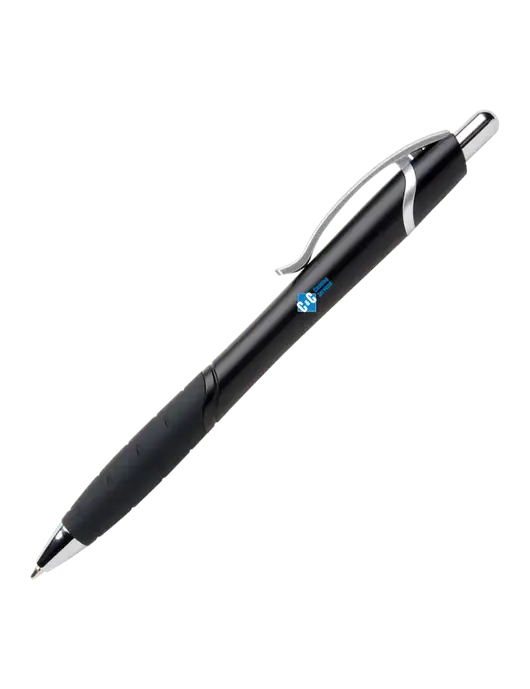 Summerhill Black Pen - Black Ink w/C & C Cleaning Services Logo