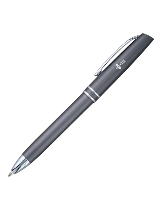 Gunmetal Anguilla Black Ink Pen w/C & C Cleaning Services Logo