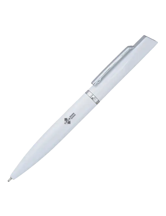 Santos White Pen - Black Ink w/C & C Cleaning Services Logo