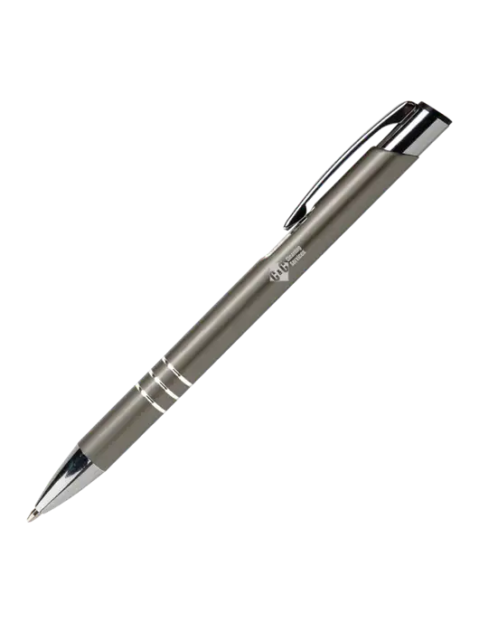 Laurent Gunmetal Pen - Black Ink w/C & C Cleaning Services Logo