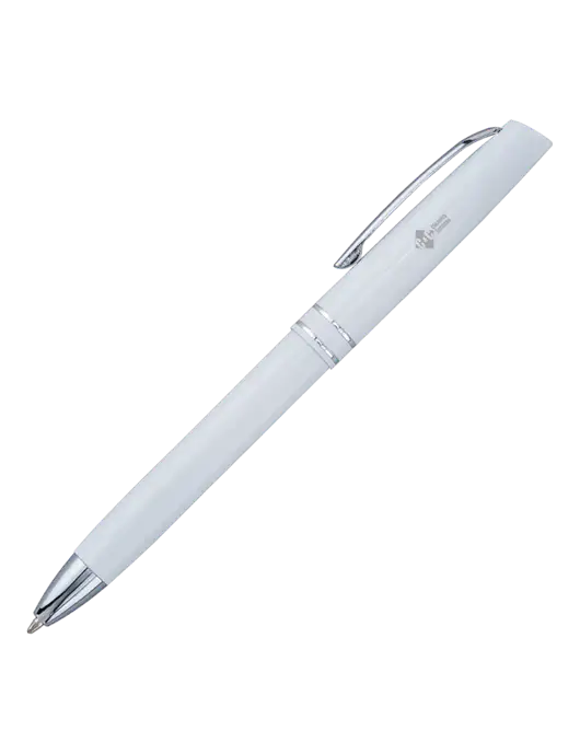 White Anguilla Black Ink Pen w/C & C Cleaning Services Logo