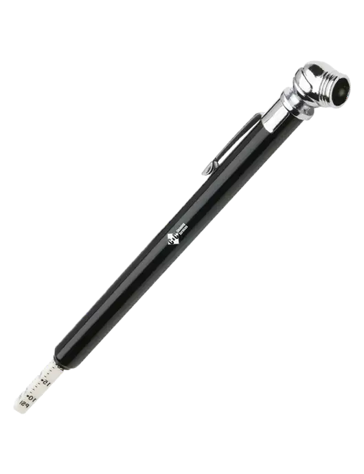 Quick View Black Tire Gauge w/C & C Cleaning Services Logo
