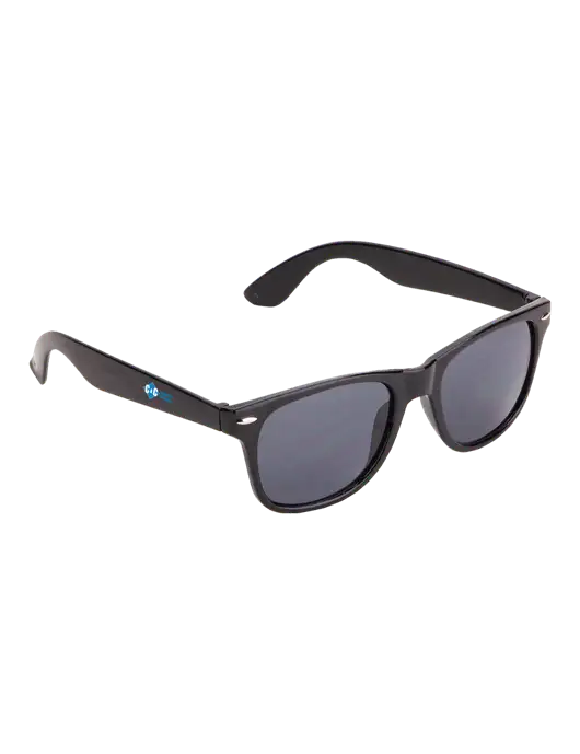Daytona Black Sunglasses w/C & C Cleaning Services Logo