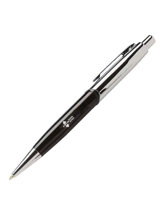 Chimera Black Pen - Black Ink w/C & C Cleaning Services Logo