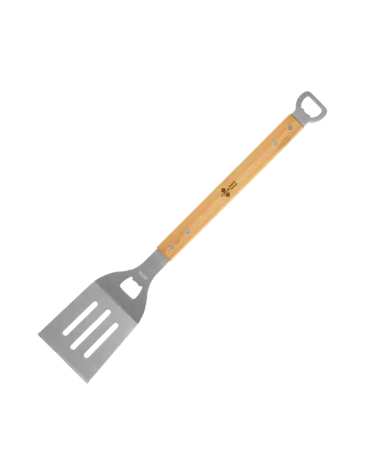 Bamboo BBQ Spatula w/C & C Cleaning Services Logo