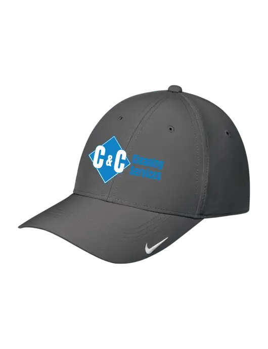Nike Dark Grey Dri-FIT Legacy Cap w/C & C Cleaning Services Logo