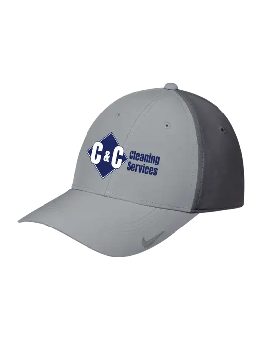Nike Light Grey/Dark Grey Dri-FIT Legacy Cap w/C & C Cleaning Services Logo