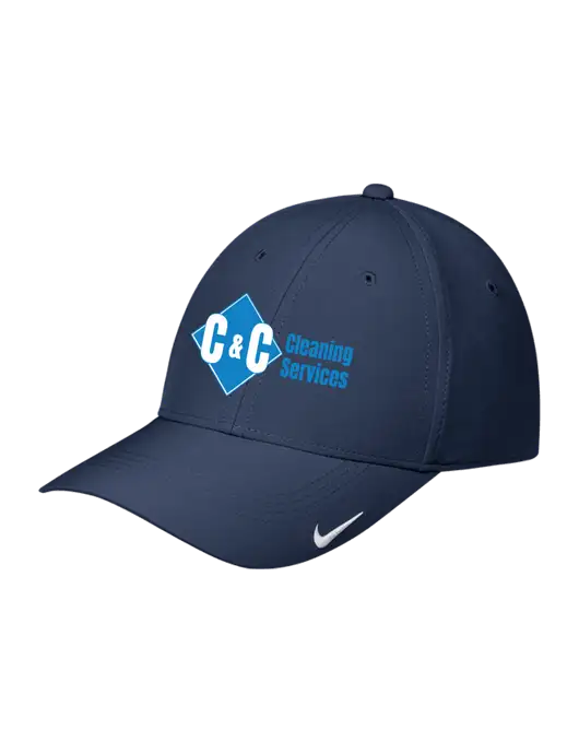 Nike Navy Dri-FIT Legacy Cap w/C & C Cleaning Services Logo