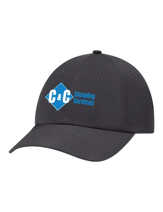 Richardson Relaxed Performance Lite Dark Grey Cap w/C & C Cleaning Services Logo