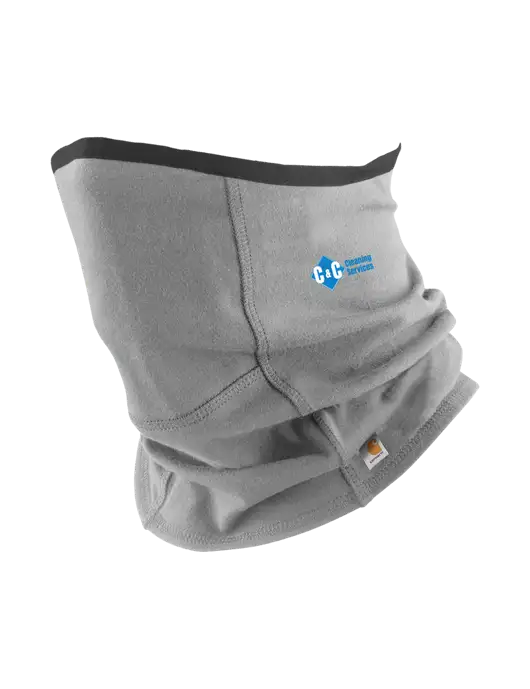 Carhartt Medium Grey Cotton Blend Filter Pocket Gaiter w/C & C Cleaning Services Logo