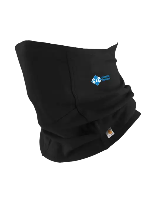 Carhartt Black Cotton Blend Filter Pocket Gaiter w/C & C Cleaning Services Logo