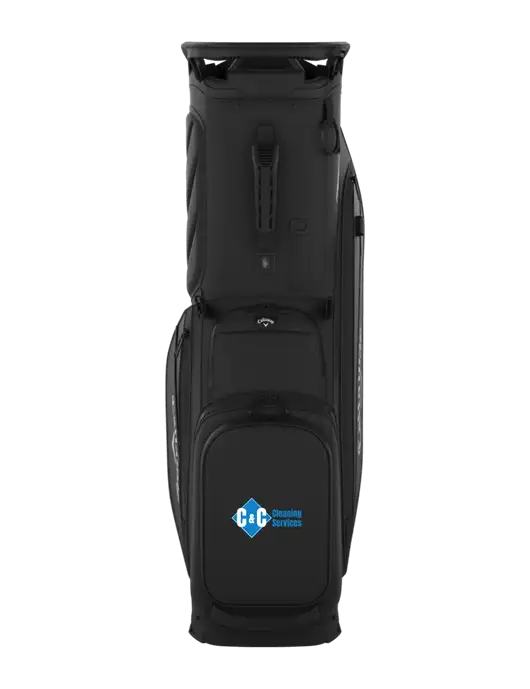 Callaway Fairway 14 Black Golf Bag w/C & C Cleaning Services Logo