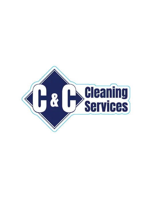 C & C Cleaning Services Large Decal (8.5" w)