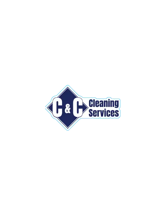 C & C Cleaning Services Small Decal (4.5" w)